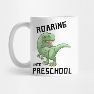 Roaring into preschool Mug